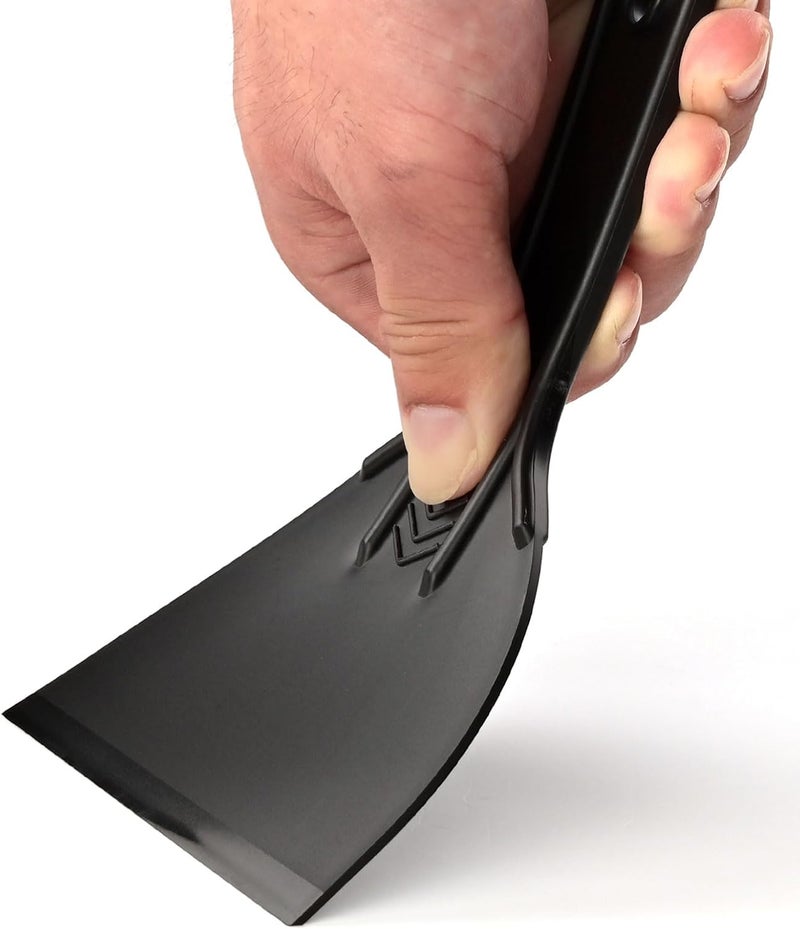 Fledomx مجموعة سكاكين معجون بلاستيكية – 3 قطع 2" 4" 6" مكاشط مرنة – أدوات سكاكين المعجون وسكاكين الطلاء لإصلاح الجدران الجافة، الطلاء، الترميم، السد، مع 3 أزواج من القفازات. - Image 4
